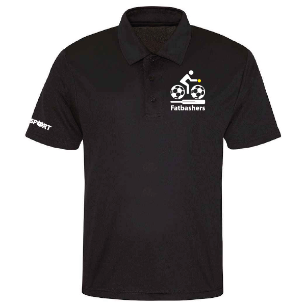 Fatbashers Smooth Cool Polo (Black)