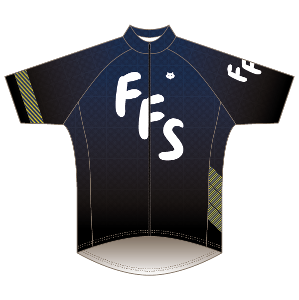 OB & EBR T1 Road Jersey Dark Blue - Short Sleeved
