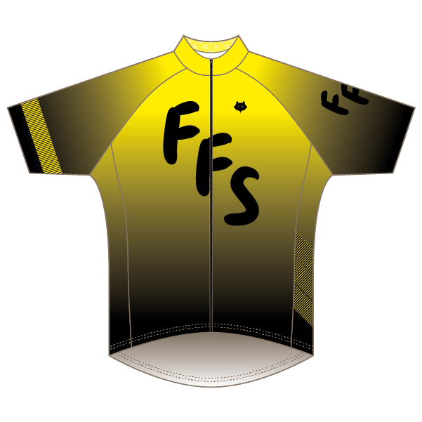 OB & EBR T1 Road Jersey Yellow - Short Sleeved