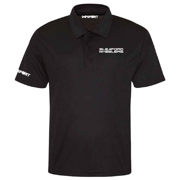 Sleaford Wheelers Junior Cool Polo (Black)