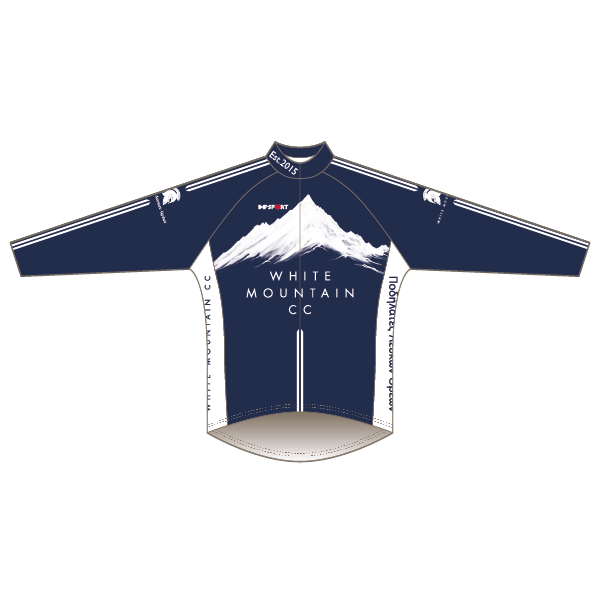 White Mountain E-MTB CC T1 Road Jersey - Long Sleeved