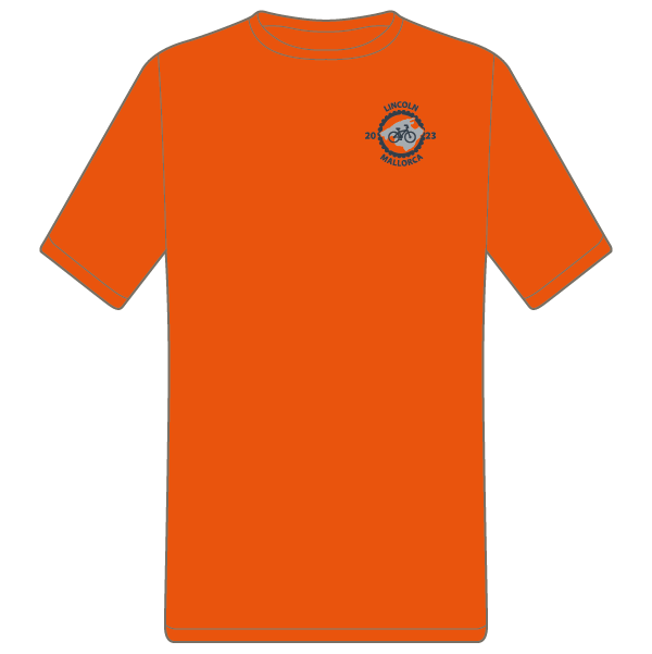 Doddington Daisies Mallorca Tech T-Shirt (Electric Orange)