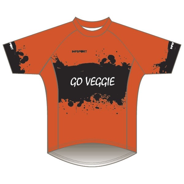 Go Veggie Short Sleeve Athletics T-Shirt