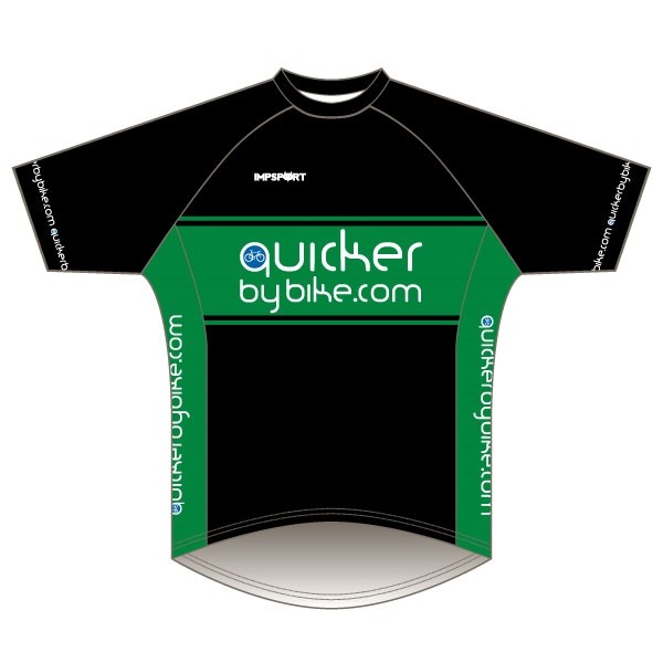 Quicker by Bike Short Sleeved Downhill Jersey