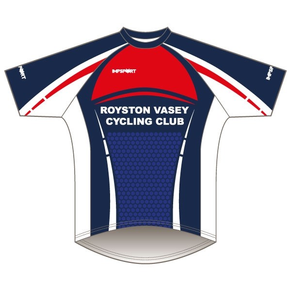 Royston Vasey CC Blue Design Short Sleeved Downhill Jersey