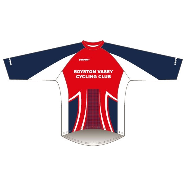Royston Vasey CC Red Design Long Sleeved Downhill Jersey