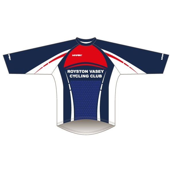 Royston Vasey CC Blue Design Long Sleeved Downhill Jersey