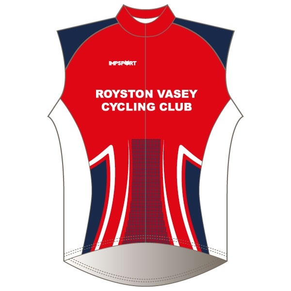 Royston Vasey CC Red Design T1 Rain Gilet