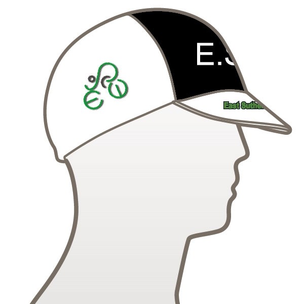 East Sutherland Wheelers Multi Panel Cycle Cap