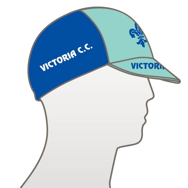 Victoria CC - Bianchi Design Multi Panel Cycle Cap