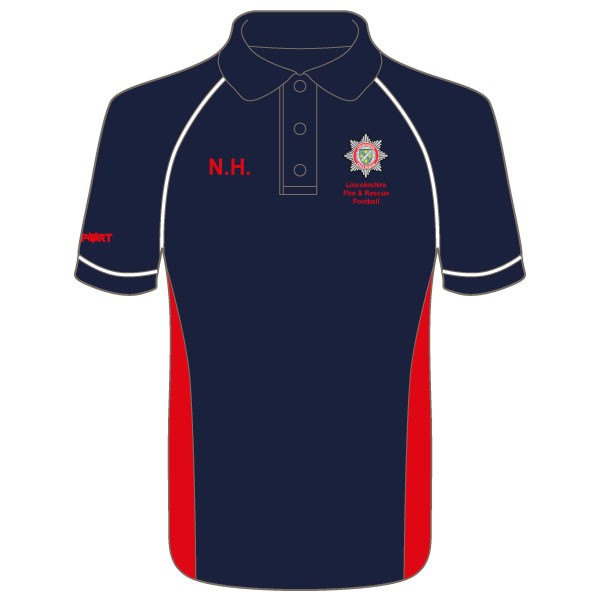 Lincs Fire and Rescue Football Polo