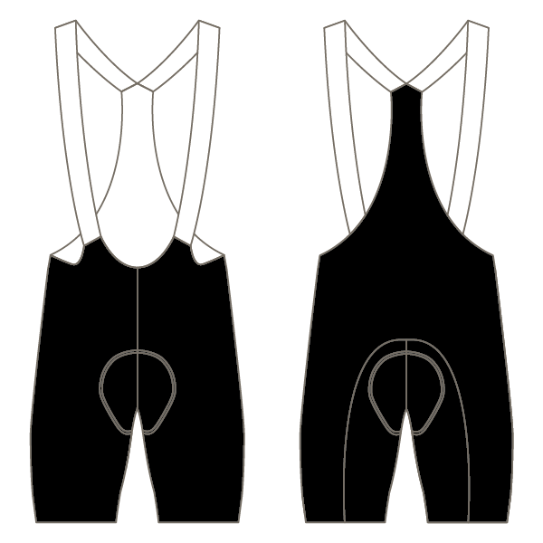 Pedal Power T3 Bibshorts (Black)