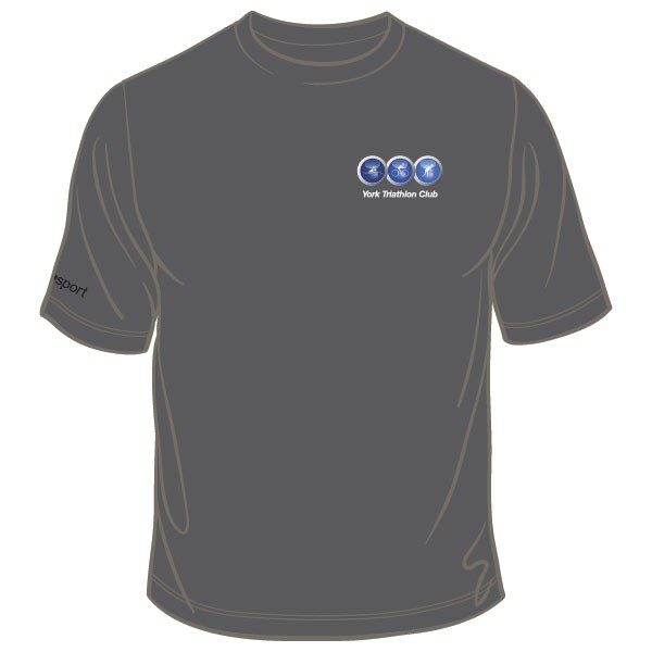 York Triathlon Club Cool T (Charcoal)