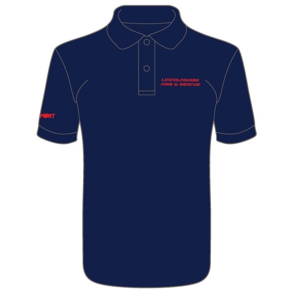 Lincs Fire and Rescue Tri Club Cool Polo