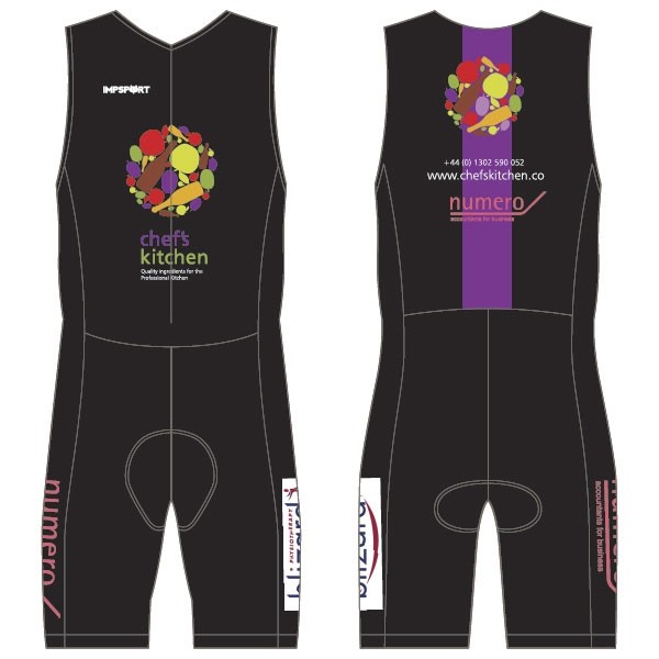 Chef's Kitchen Men's Tri Suit with Pockets