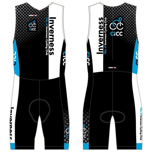 City of Inverness CC Black Kit Tri Suit Ladies - no pockets