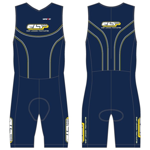 East London Triathletes Unsponsored Kit Ladies Tri Suit with Pockets