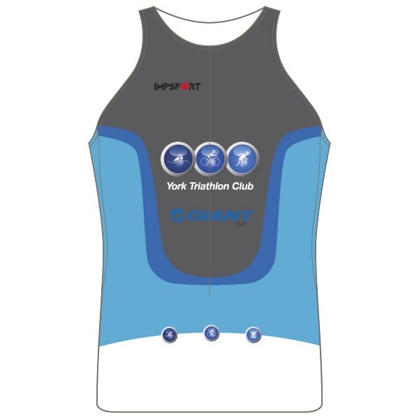 York Triathlon Club Men's Tri Top - no Pocket