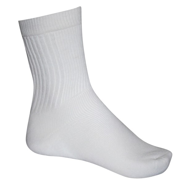 White Cushion-Sole Sports Socks (3 Pack)