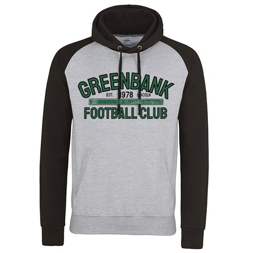 Greenbank FC Grey/ Black Hoodie Design 1 - Adult 