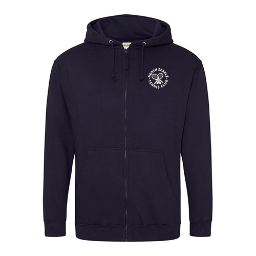 North Scarle Tennis Club Full Zip Hoodie - Navy