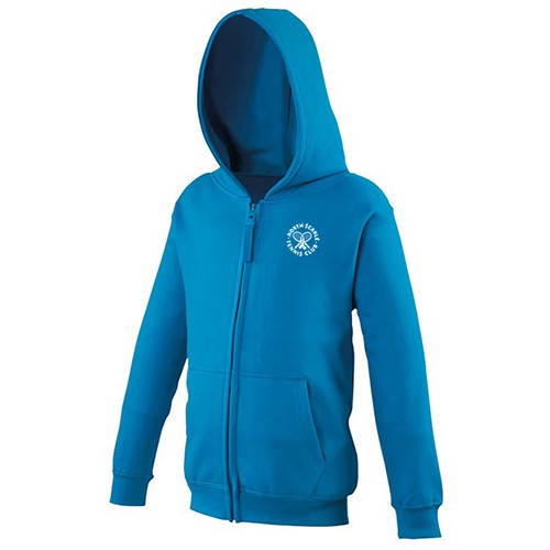 North Scarle Tennis Club Junior Zip Hoodie - Sapphire