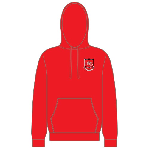John Blow Primary School Leavers 23 Red Hoodie (Adult)