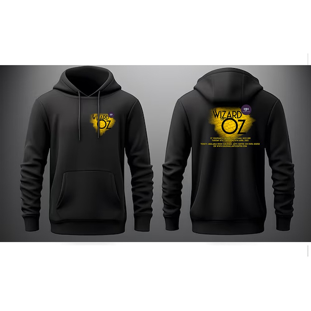 MJH Wizard of Oz College Hoodie Black Junior