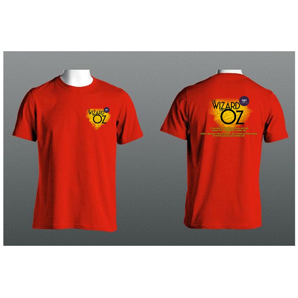 MJH Wizard of Oz Cotton T-Shirt Red - Junior