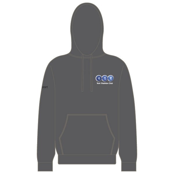 York Triathlon Club Hoodie (Charcoal)