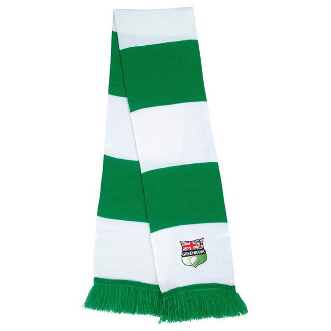 Greenbank FC Scarf (Green/White)