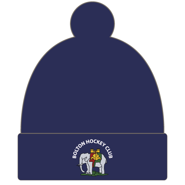Bolton Hockey Club Knitted Hat (Navy Blue)