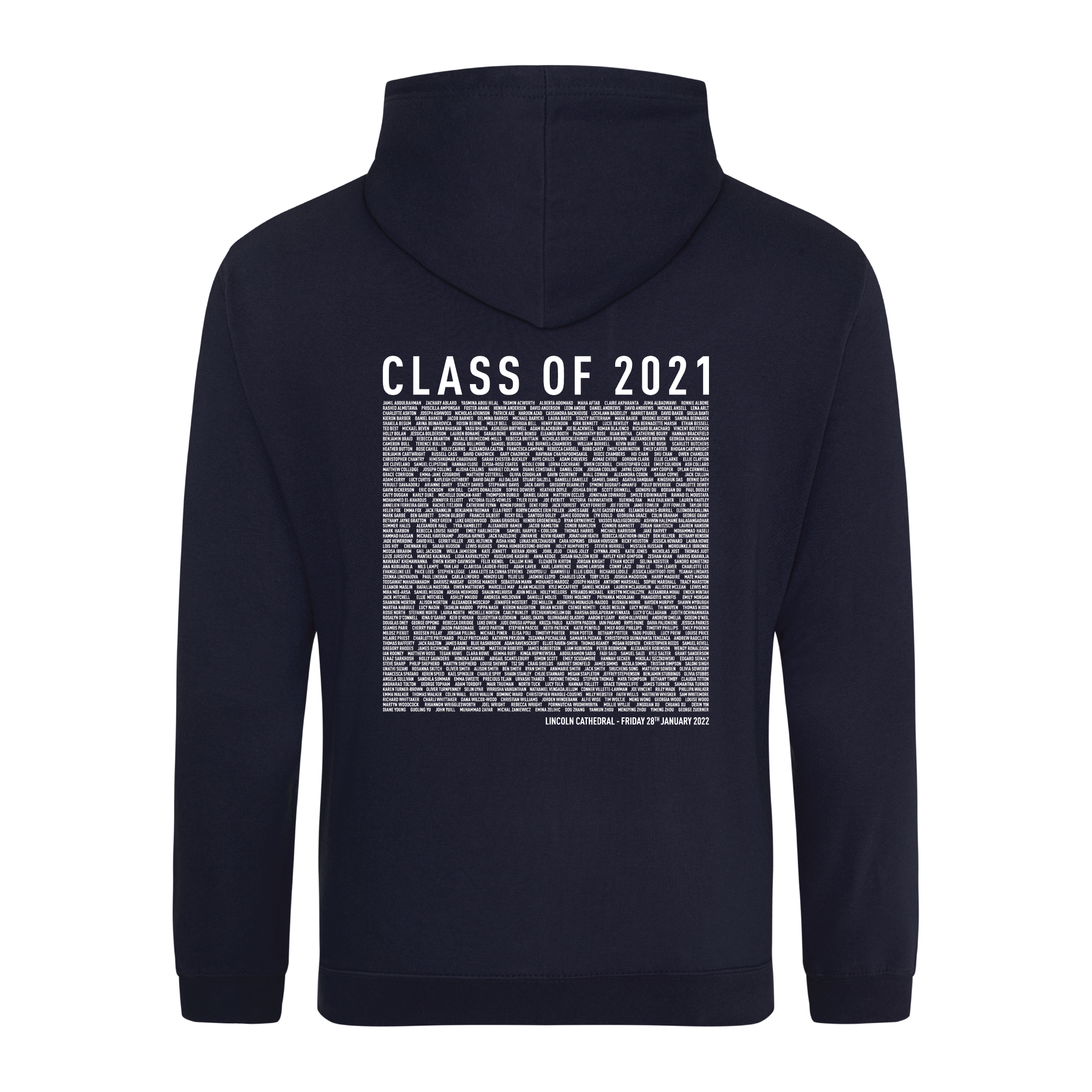University of Lincoln Leavers Hoodie - Class 2021 Fri