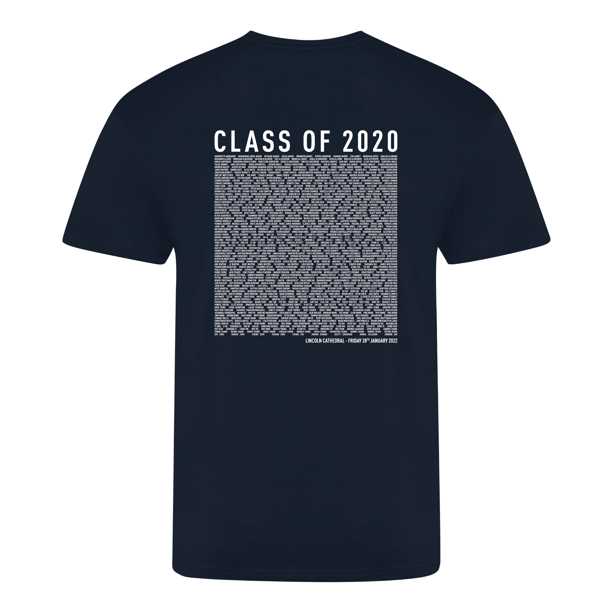University of Lincoln Leavers T-Shirt - Class 2020 Fri