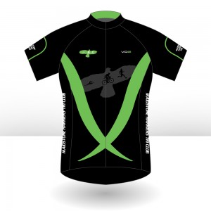Maidstone Harriers Short Sleeved Velocity Cycling Jersey - Black