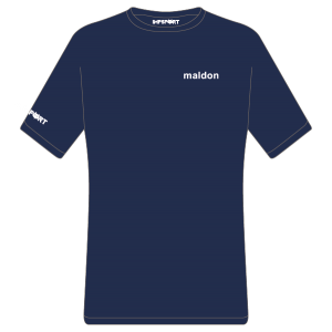 Maldon and District CC Smooth Cool T-Shirt (Navy)