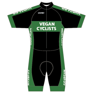 Vegan Cyclists T2 Skinsuit - Short Sleeved
