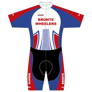 Bronte Wheelers CC T1 Skinsuit - Short Sleeved