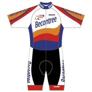 Becontree Wheelers T2 Skinsuit - Open Zip