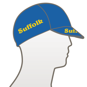 CTC Suffolk Blue/Yellow Design Multi Panel Cycle Cap