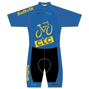 CTC Suffolk Blue/Yellow Design T2 Skinsuit - Short Sleeved