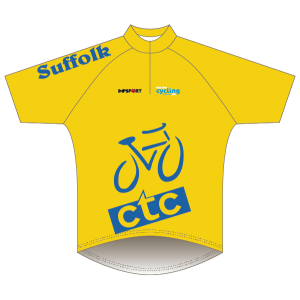 CTC Suffolk Yellow/Blue Design Sportive Road Jersey