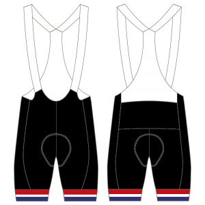 Newcastle Cheviots CC T2 Bibshorts (Custom Leg Bands)