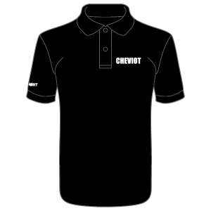 Newcastle Cheviots CC Cool Polo (Black)