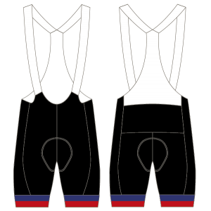 Newcastle Cheviots New Design T2 Bibshorts (Custom Leg Bands)