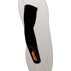 Team Right Move Windows Orange Design Arm Warmers 