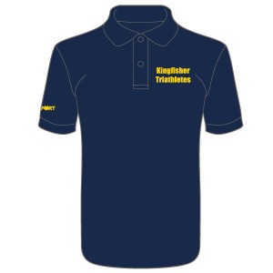 Kingfisher Triathletes Cool Polo (New French Navy)
