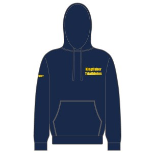 Kingfisher Triathletes Hoodie (New French Navy) 