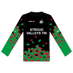 Stroud Valleys Tri Long Sleeved Athletics T-Shirt