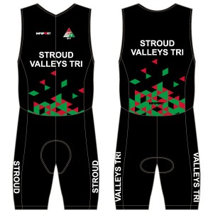 Stroud Valleys Tri Men's Tri Suit - Back Zip -  With Mesh Pockets